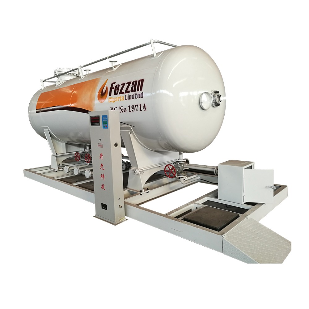 15 Cbm Lpg 스키드 탱크